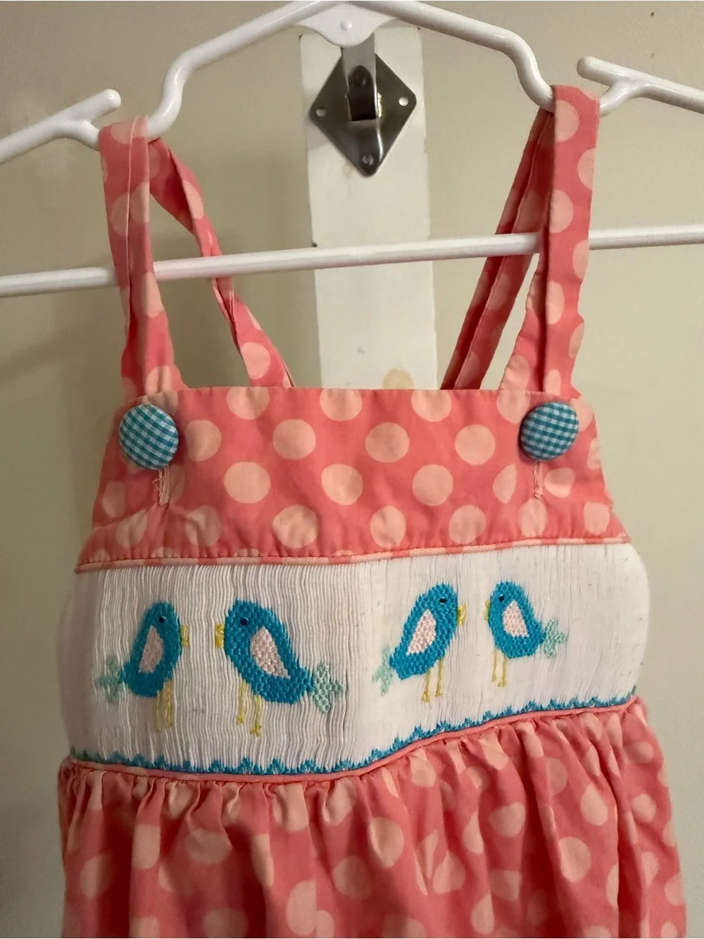 Classic Whimsy Smocked Ruffle Butt Romper